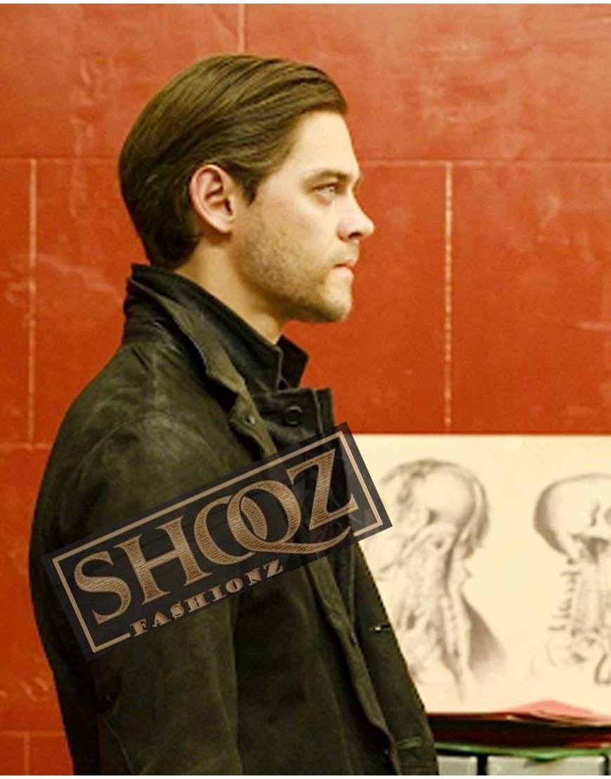 Prodigal Son Malcolm Bright (Tom Payne) Suede Leather Jacket